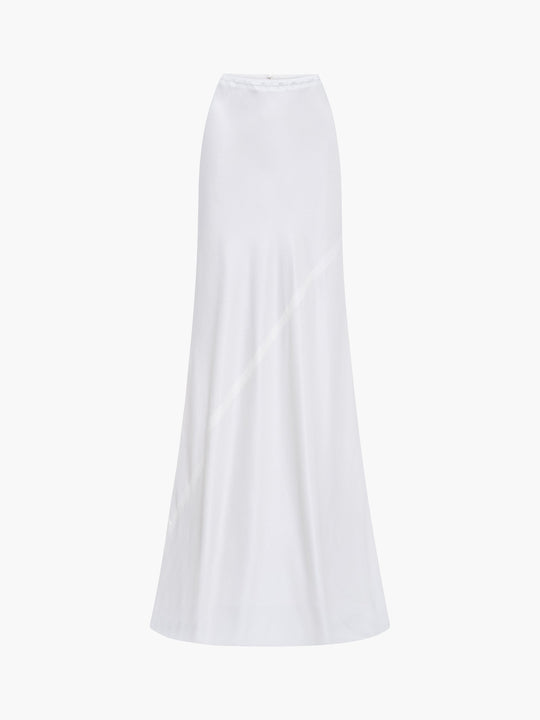 Andy Skirt - Pure Silk | White