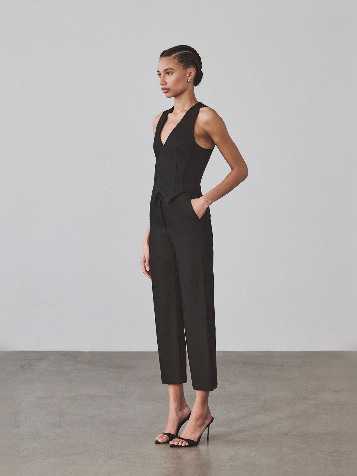 Ayanna Vest | Black Ayanna Vest | Black - Fashionkind