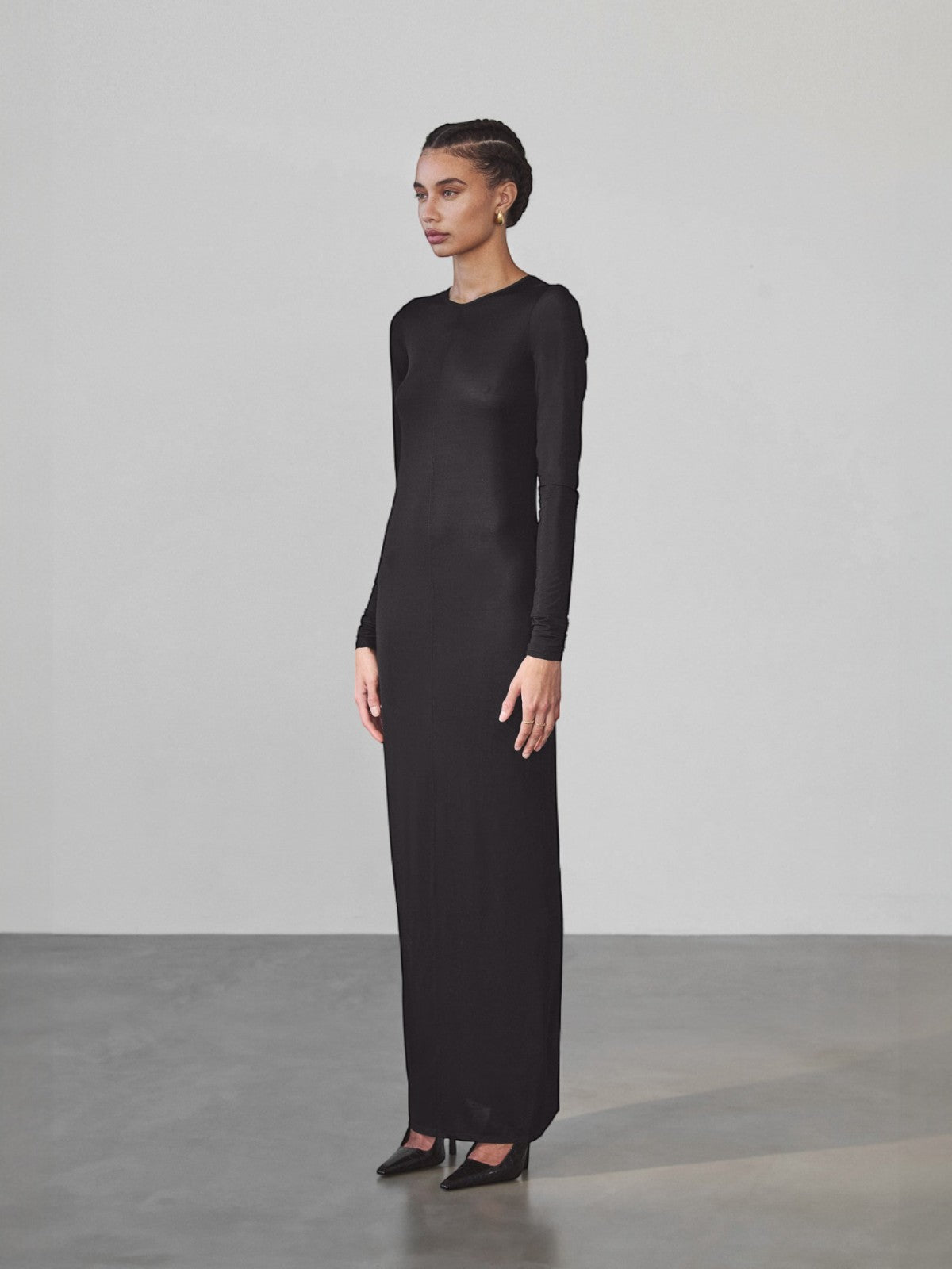 Carmen Maxi Dress | Black Stocking Carmen Maxi Dress | Black Stocking