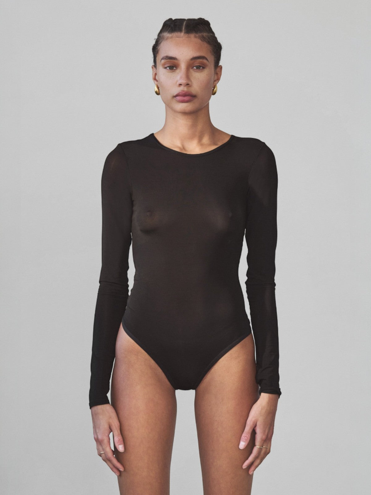 Dasha Sheer Bodysuit | Black Dasha Sheer Bodysuit | Black