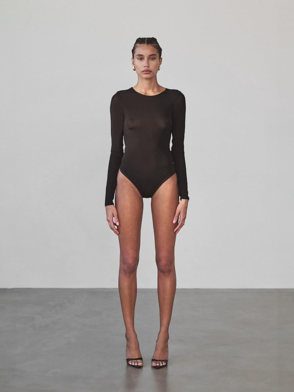 Dasha Sheer Bodysuit | Black Dasha Sheer Bodysuit | Black