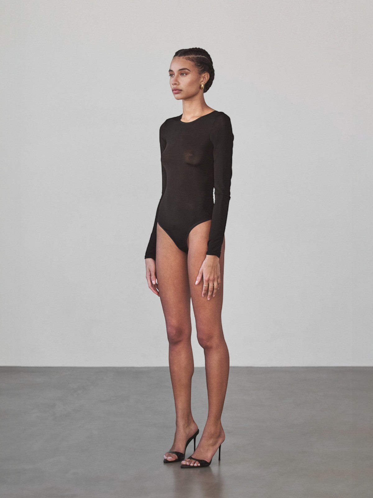 Dasha Sheer Bodysuit | Black Dasha Sheer Bodysuit | Black