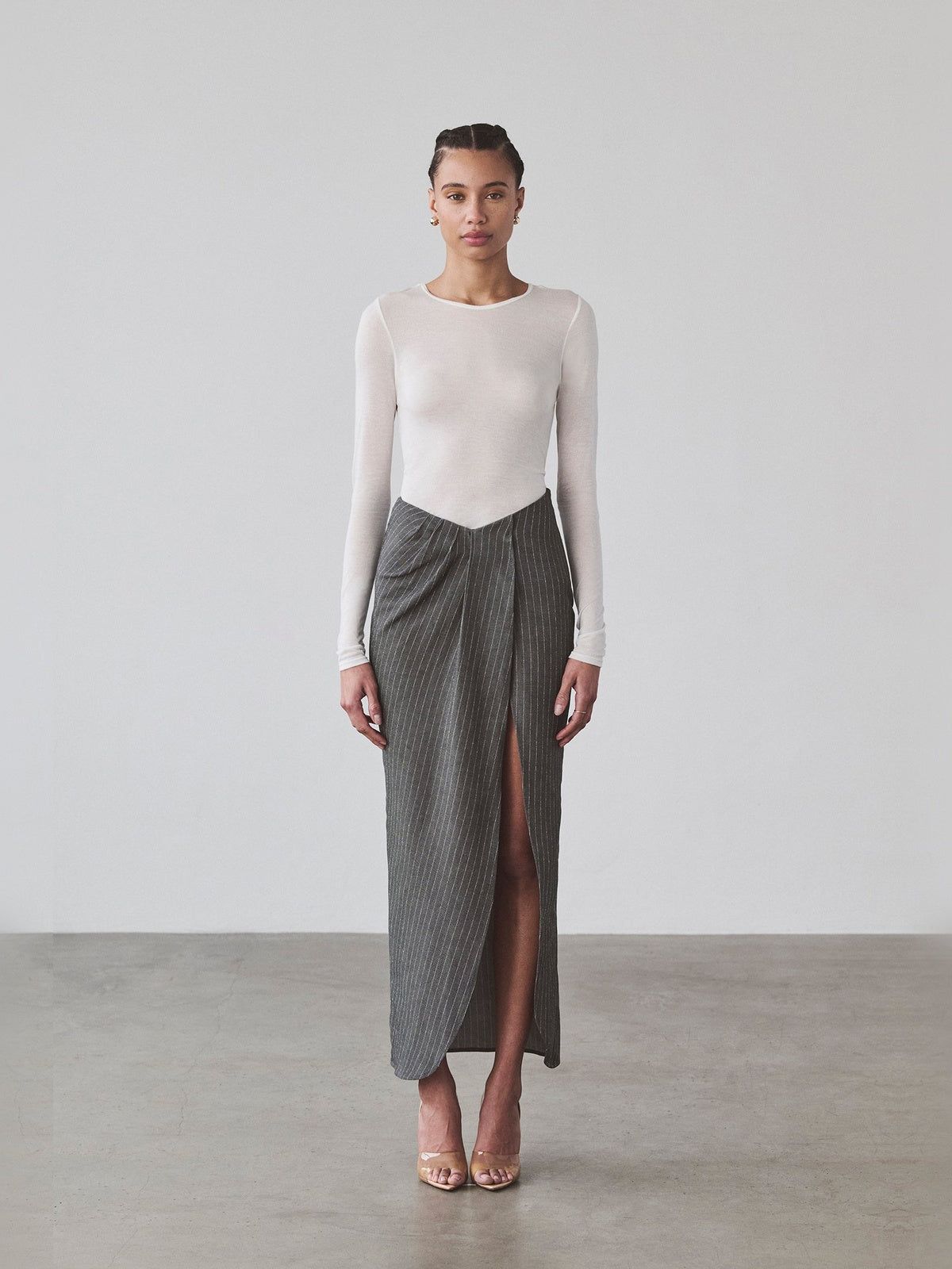 Loriana Skirt | Grey Loriana Skirt | Grey - Fashionkind