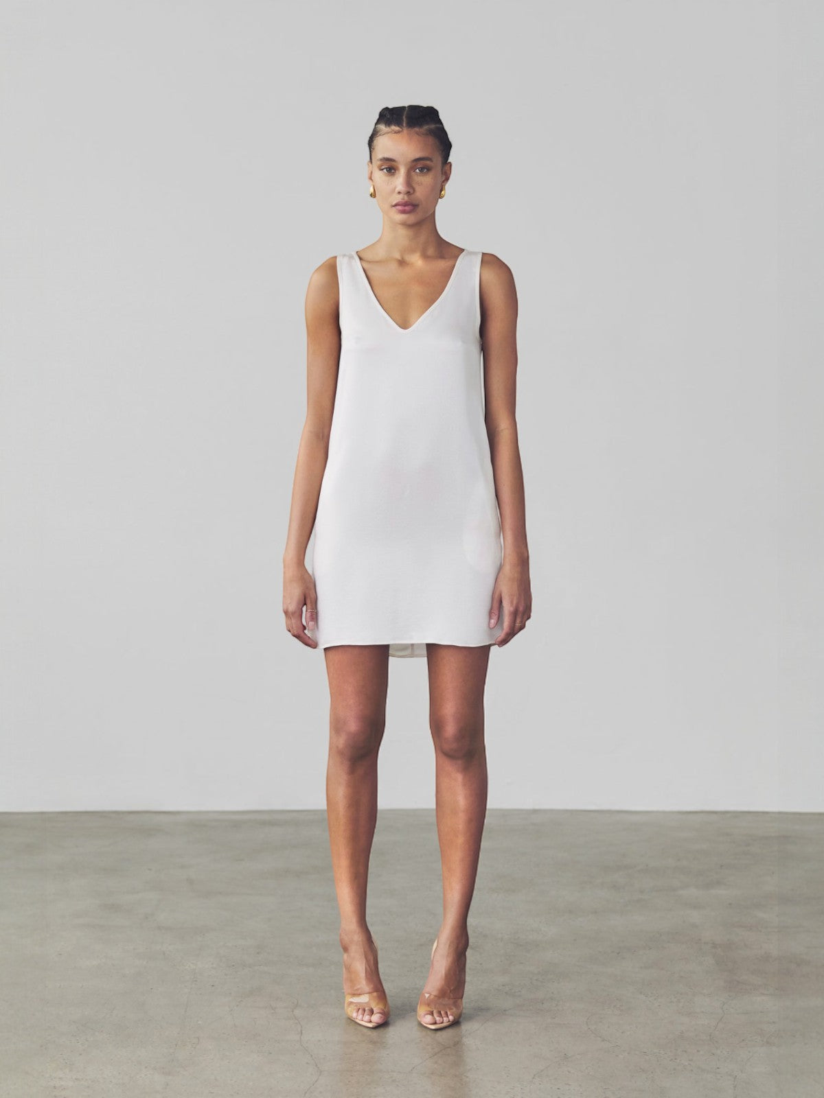 Stella Shift Dress | White Stella Shift Dress | White