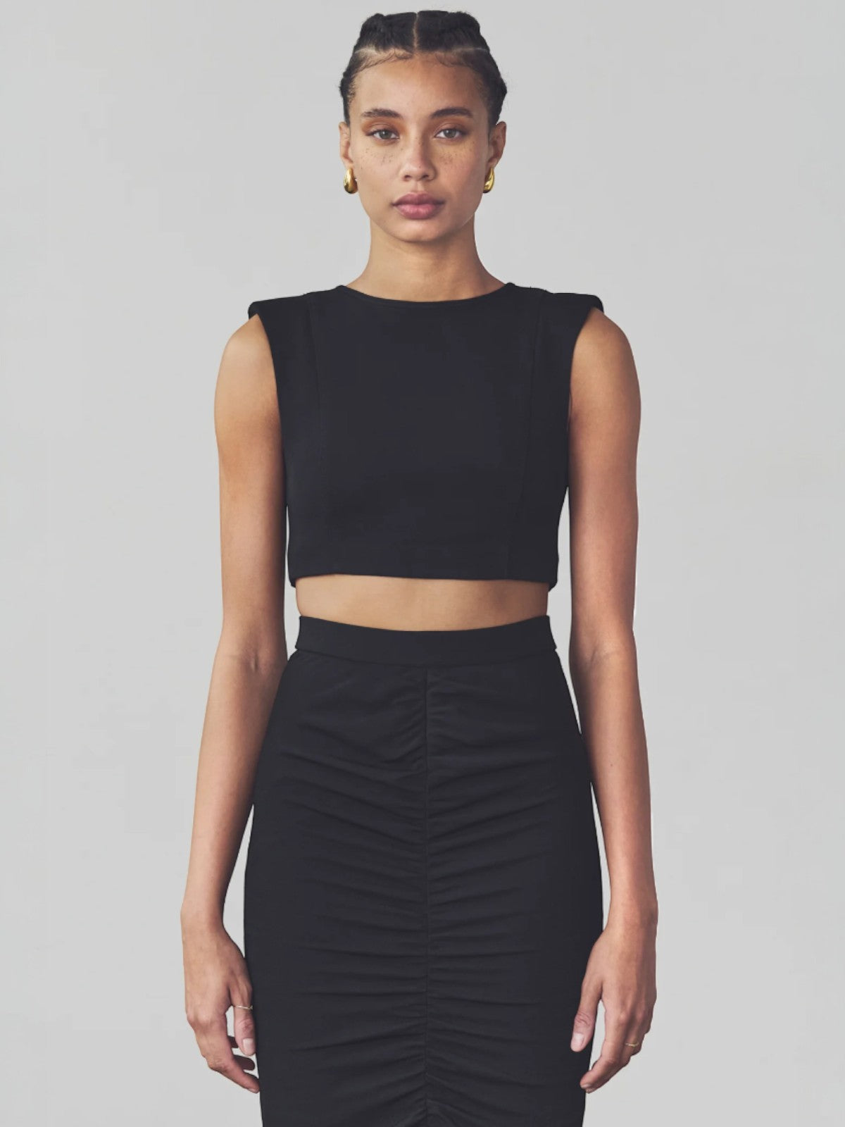 Yasemin Crop Top | Black Yasemin Crop Top | Black