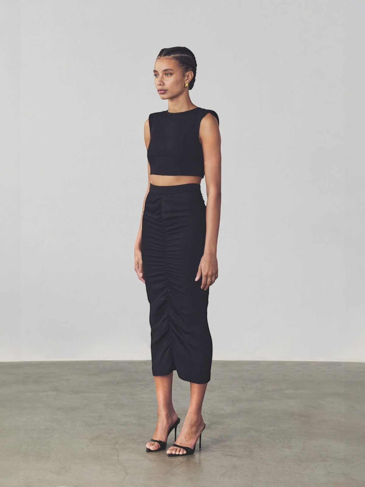 Yasemin Crop Top | Black Yasemin Crop Top | Black