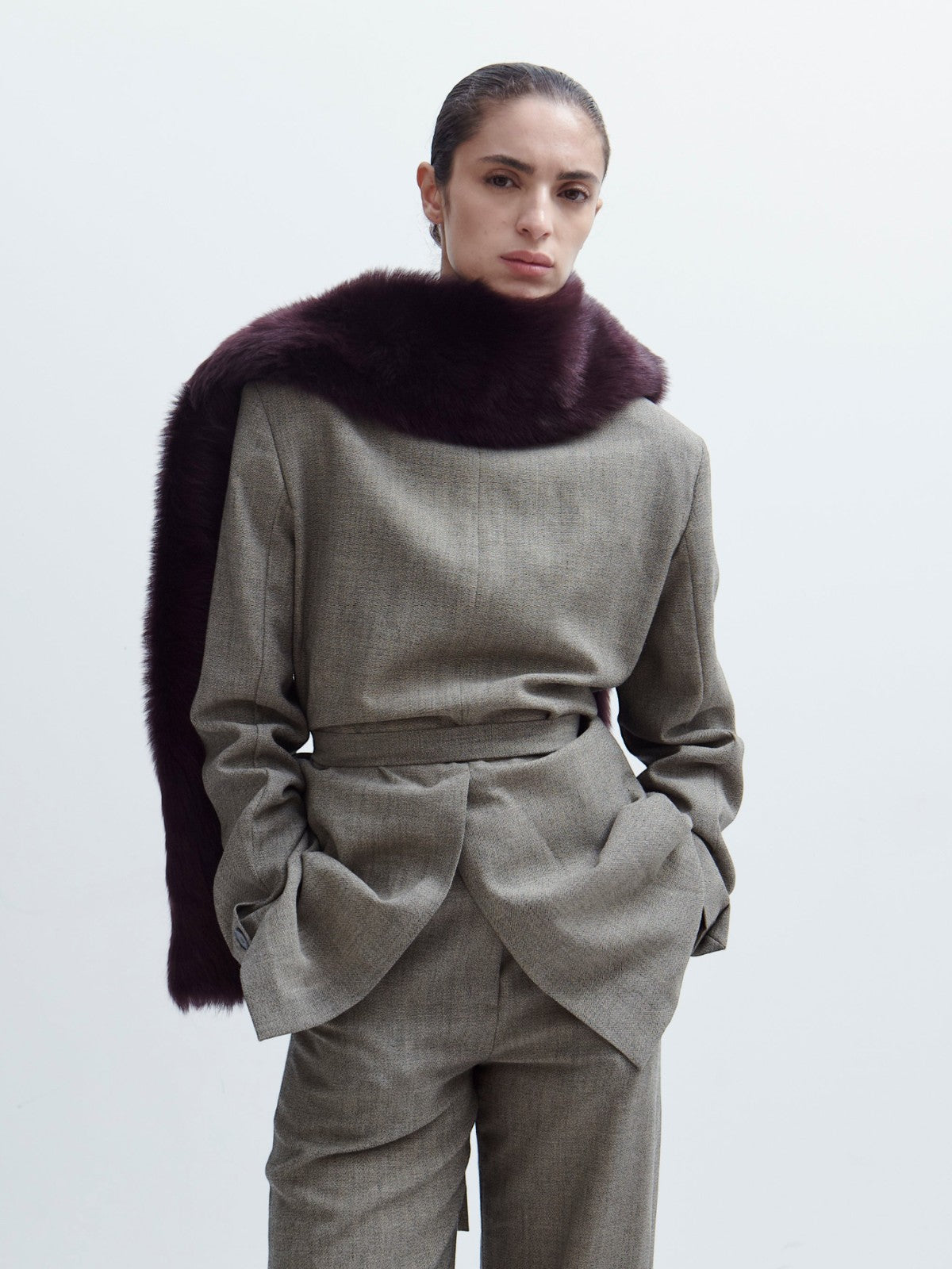 The Scarf | Burgundy