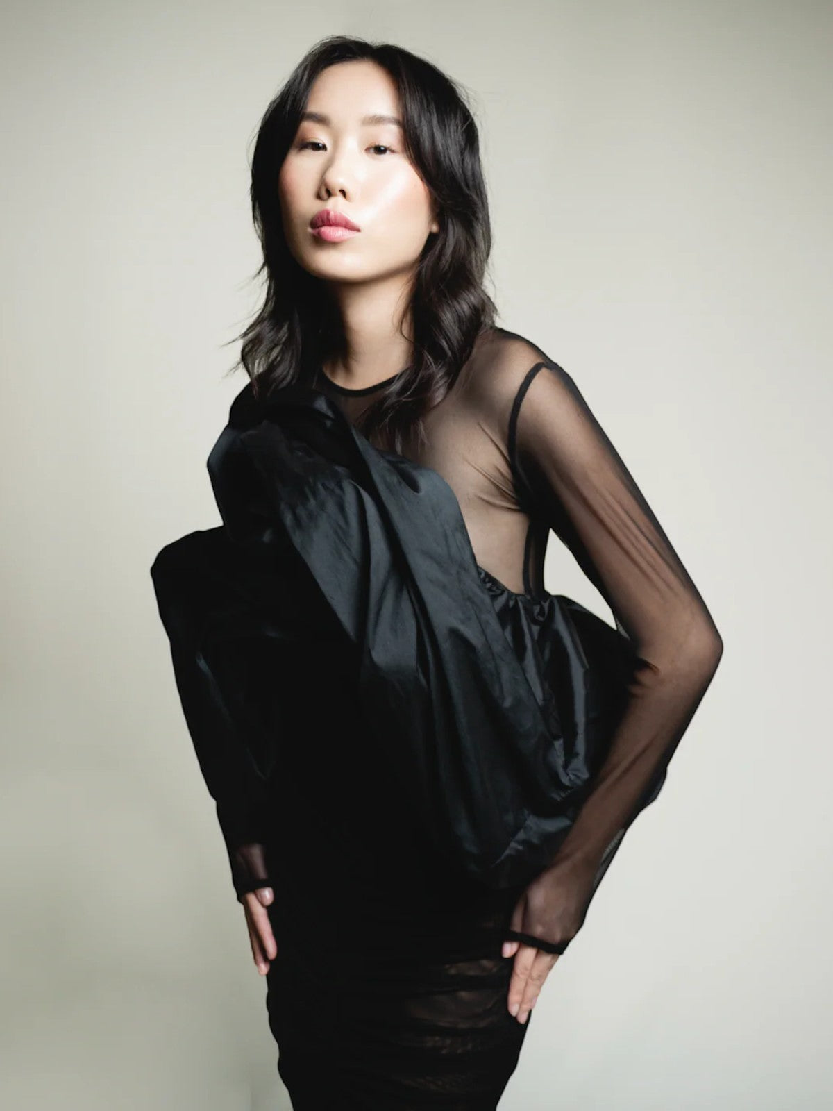 Aragua Rosa Long Sleeve Top | Black Aragua Rosa Long Sleeve Top | Black