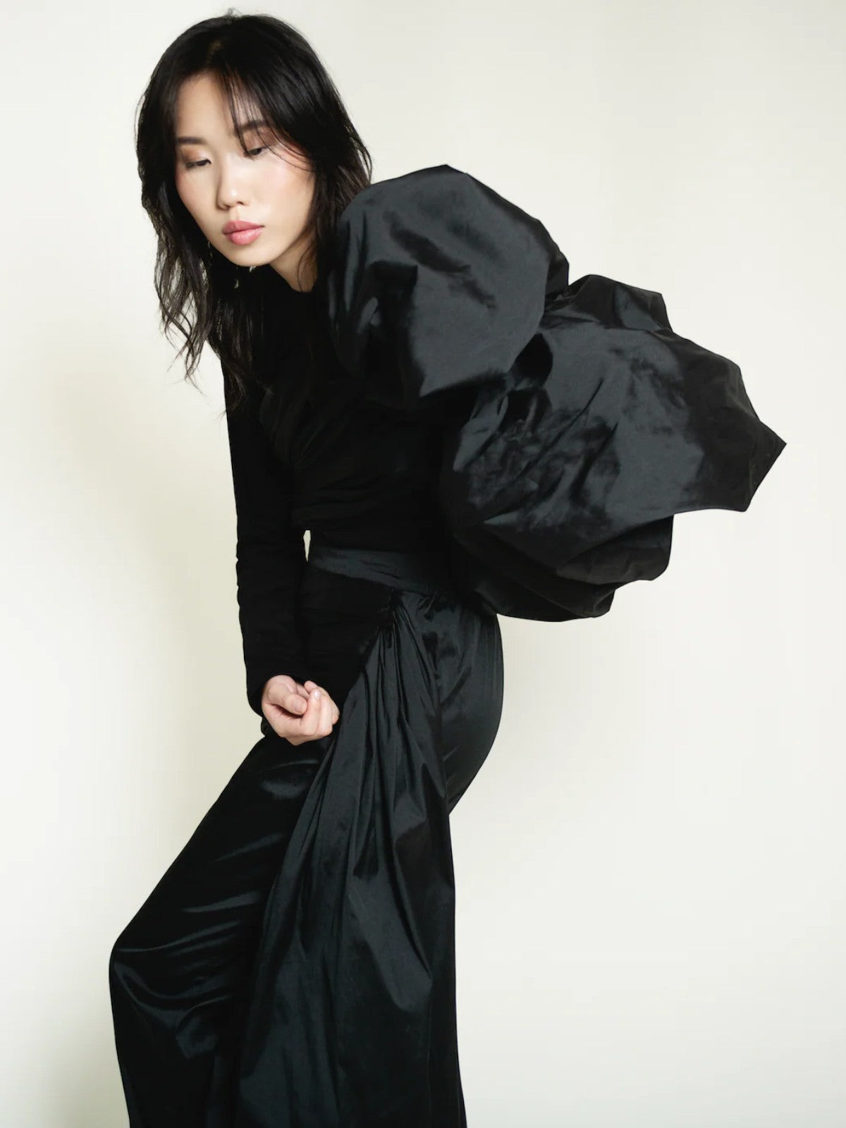 Capullo Long Sleeve Top | Black