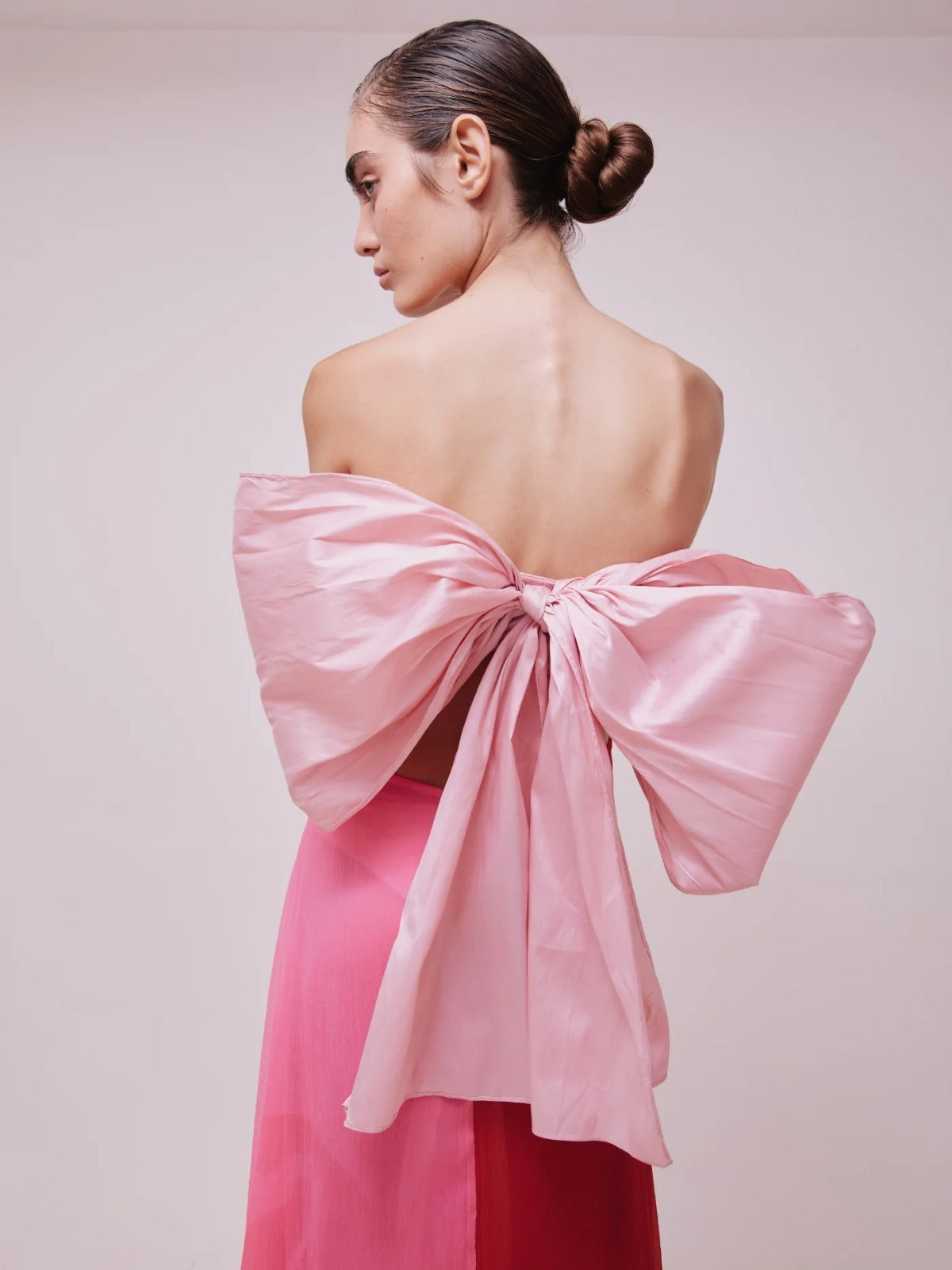 Cata Dress | Old Rose with Red Cata Dress | Old Rose with Red - Fashionkind