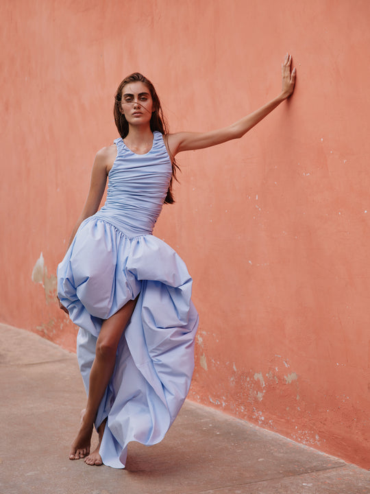 La Trilla Dress | Sky Blue