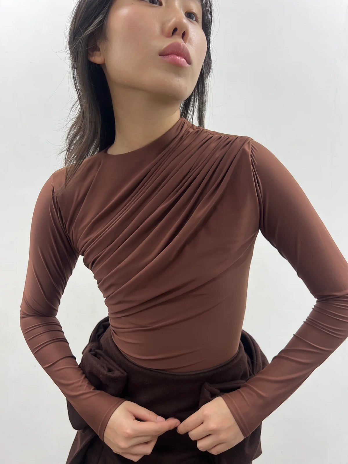 Octavia Bodysuit | Brown Octavia Bodysuit | Brown