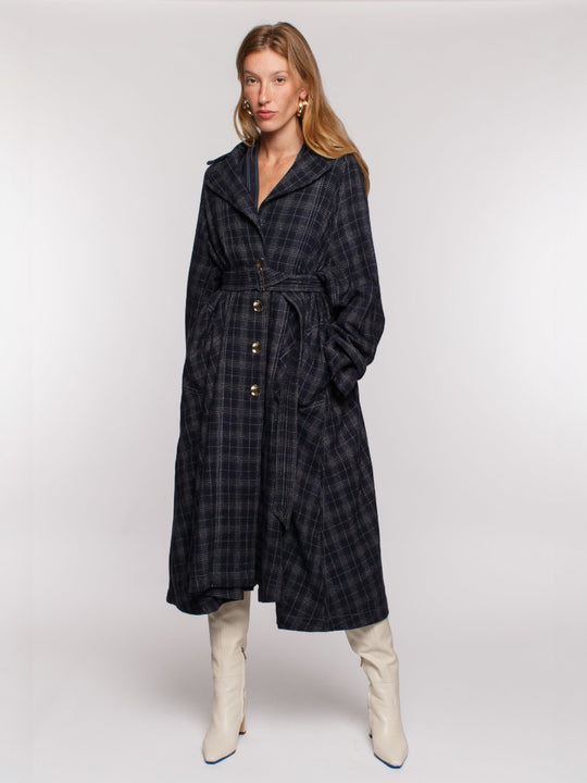 Camila Coat | Navy
