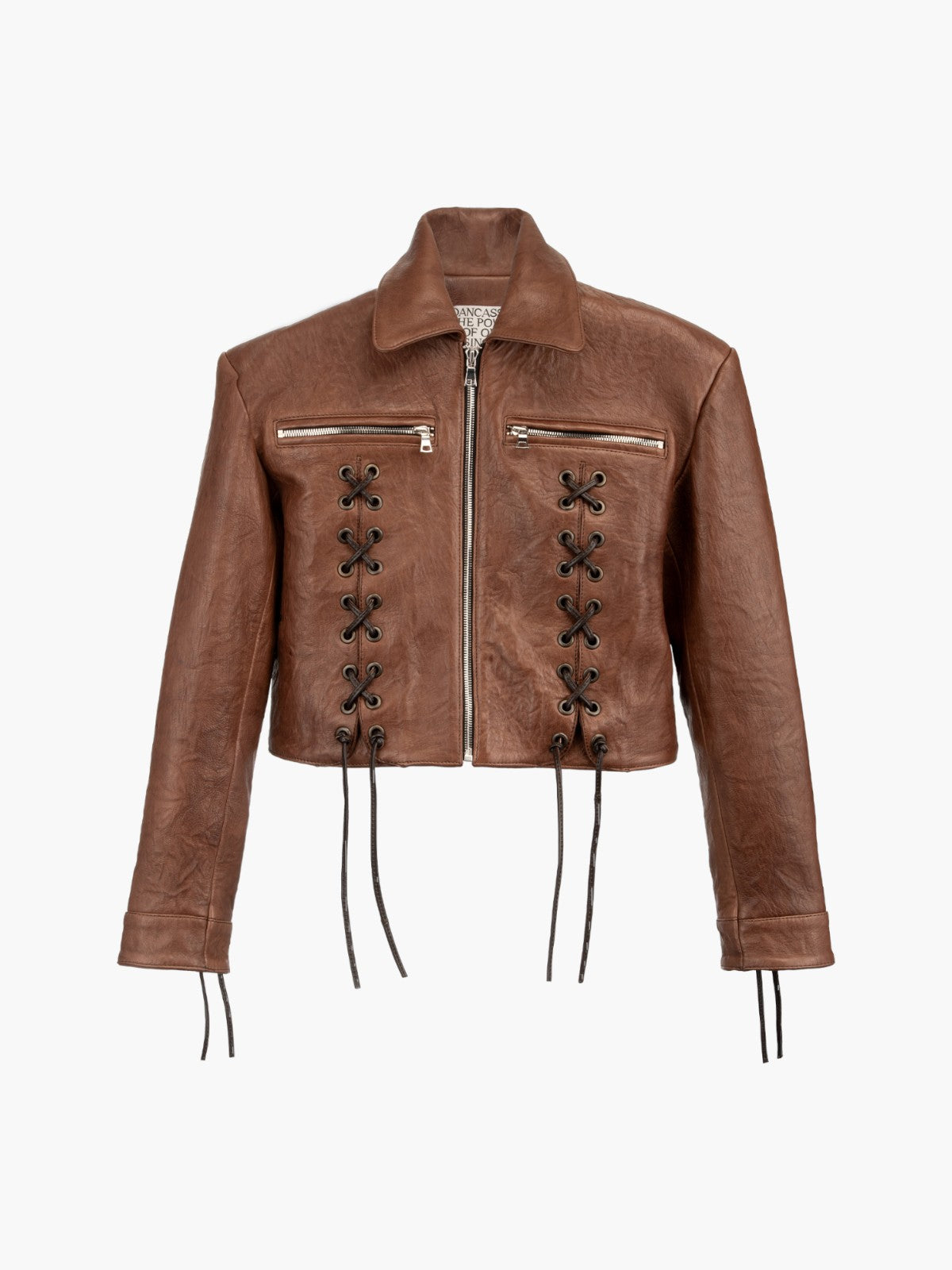 Alondra Leather Jacket | Brown