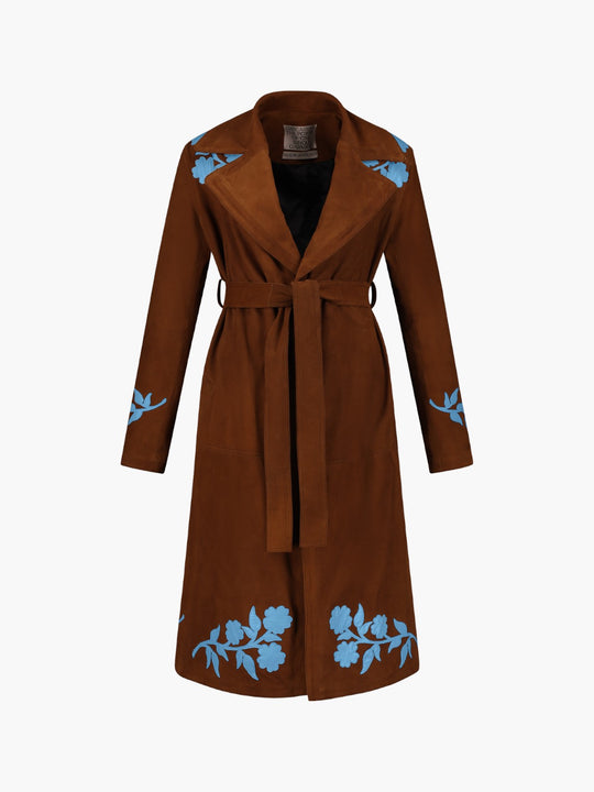 Barbara Suede Coat