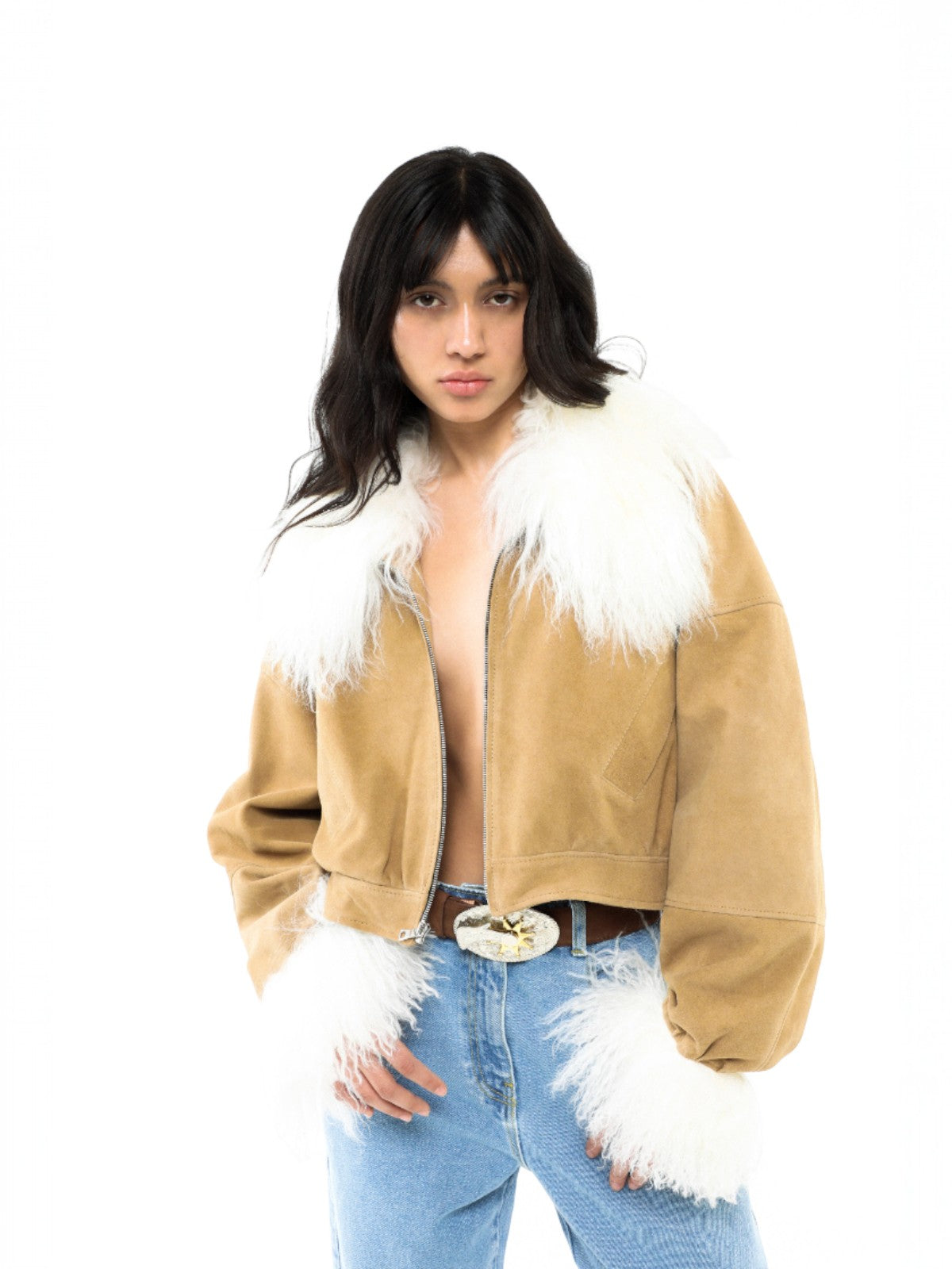 Christina Suede Jacket  | Brown Christina Suede Jacket  | Brown