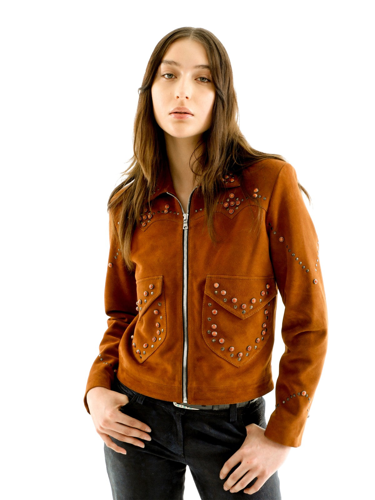 Donna Suede Jacket | Brown Donna Suede Jacket | Brown