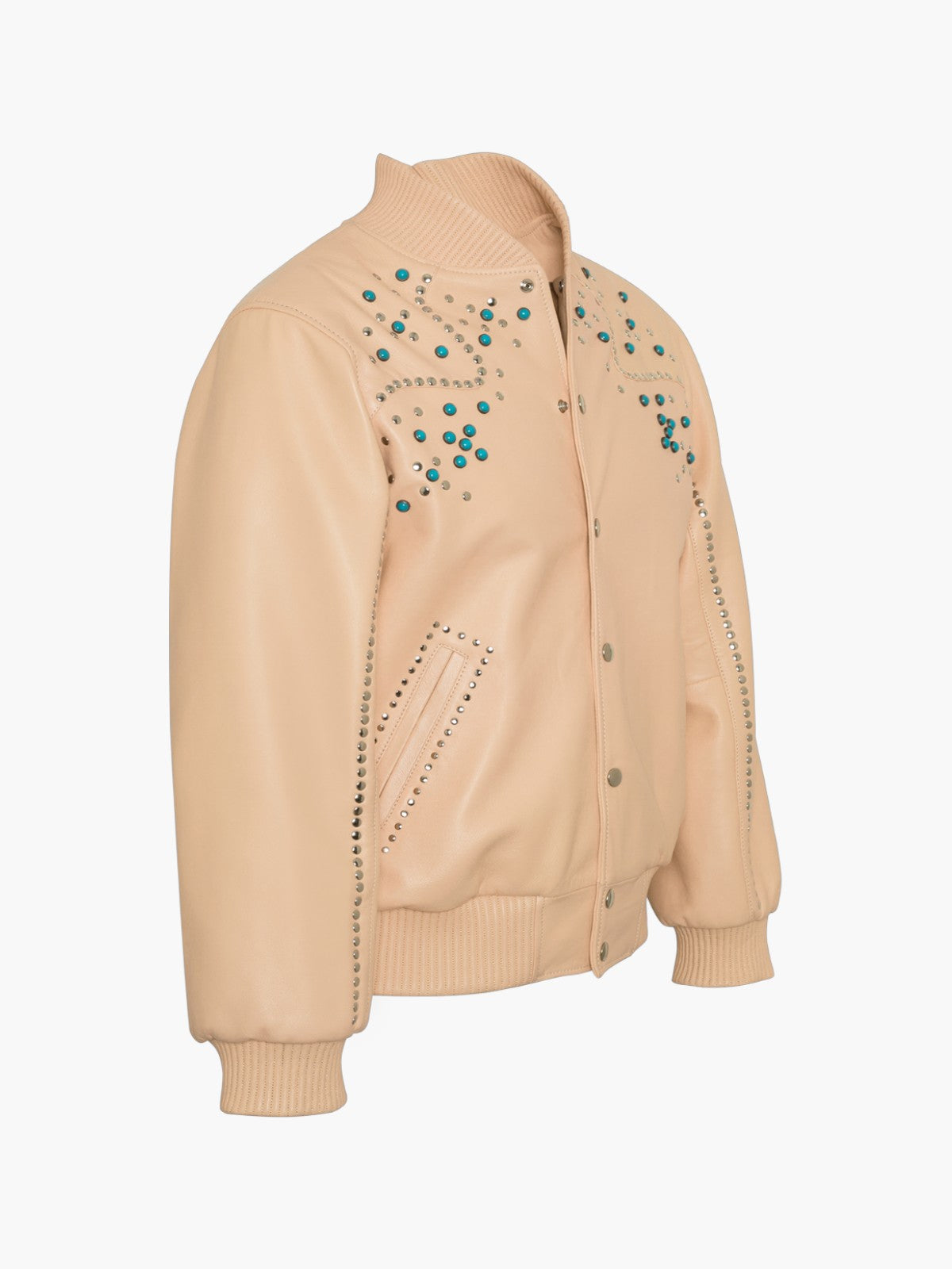 Ennio Leather Jacket | Nude Ennio Leather Jacket | Nude