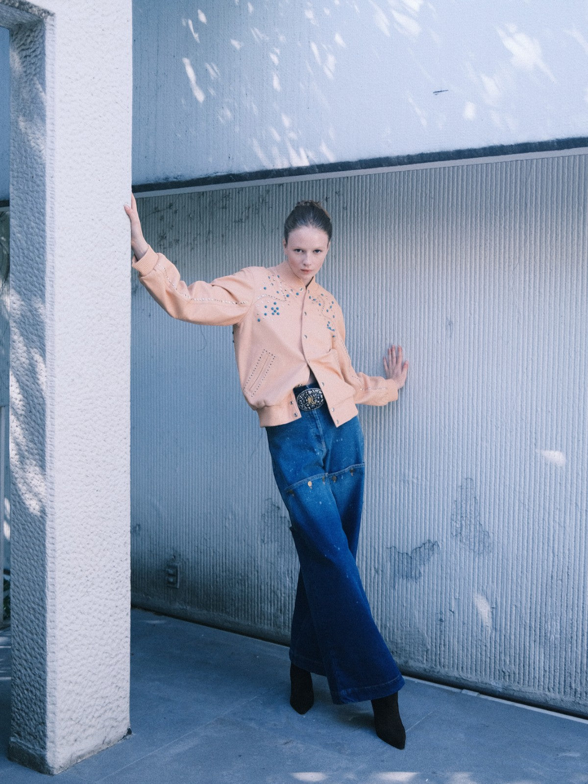 Ennio Leather Jacket | Nude Ennio Leather Jacket | Nude