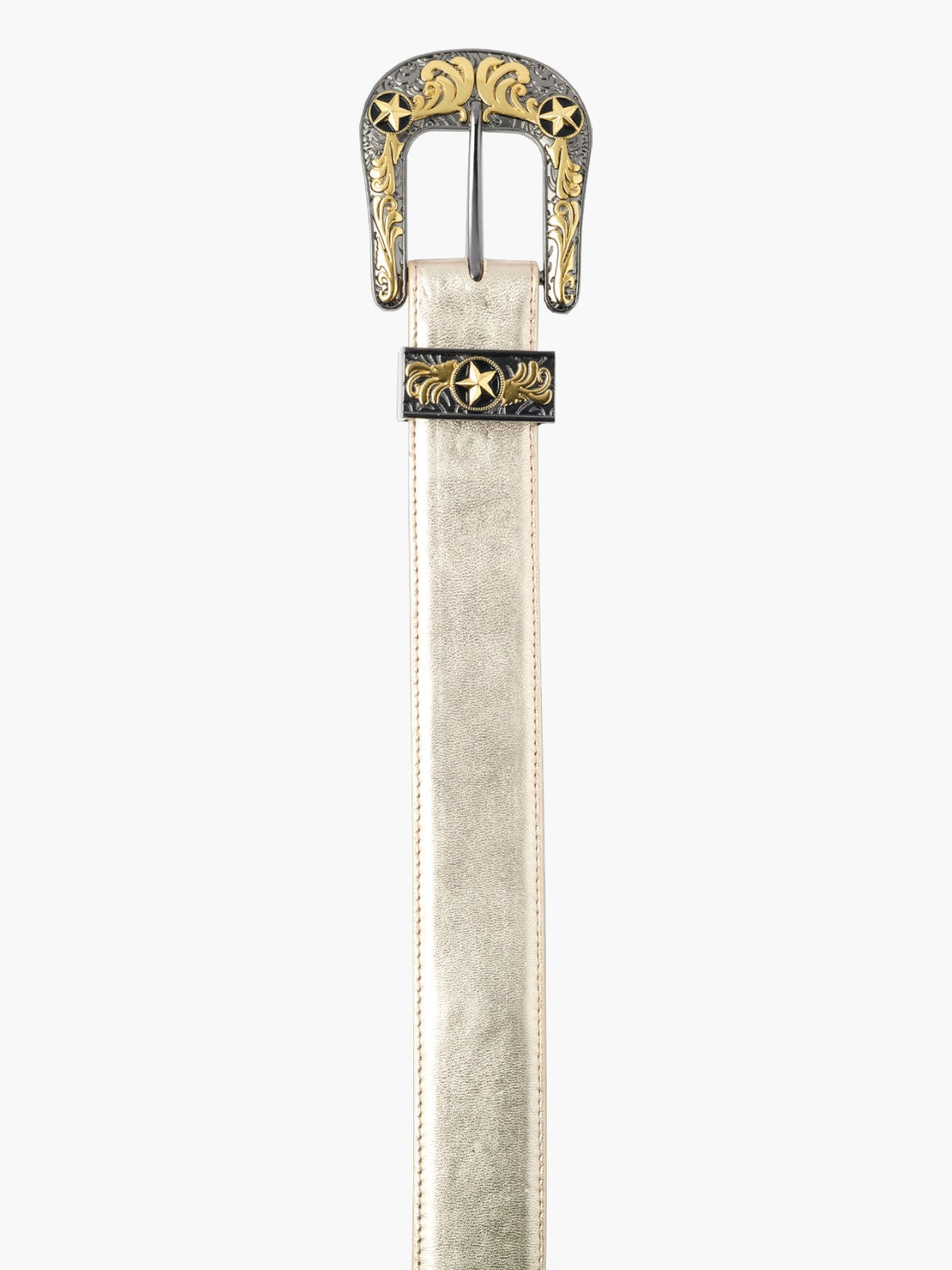 Jenna Leather Belt | Gold