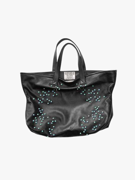 Miranda Leather Tote Bag | Black