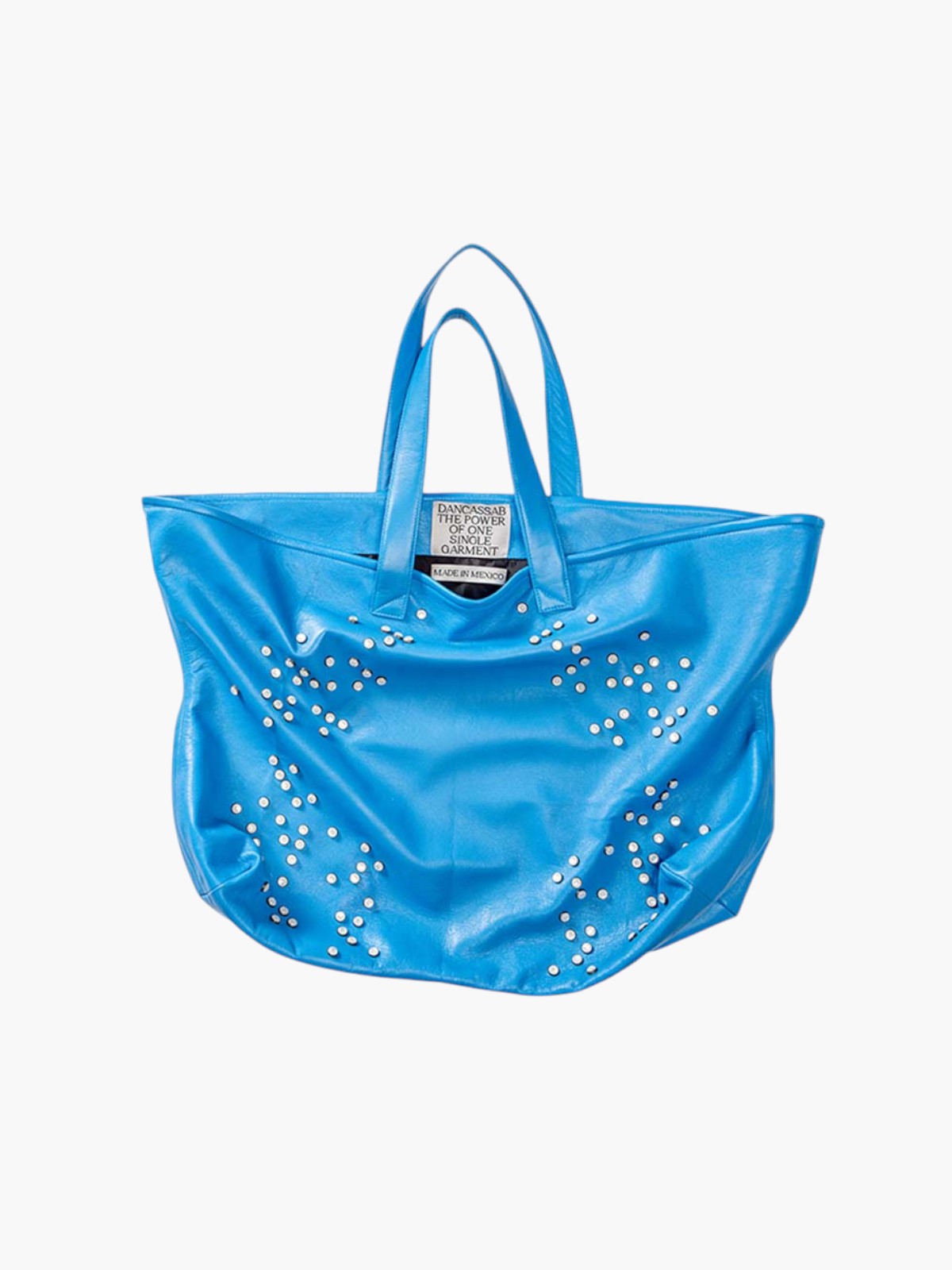 Miranda Leather Tote Bag | Blue Miranda Leather Tote Bag | Blue