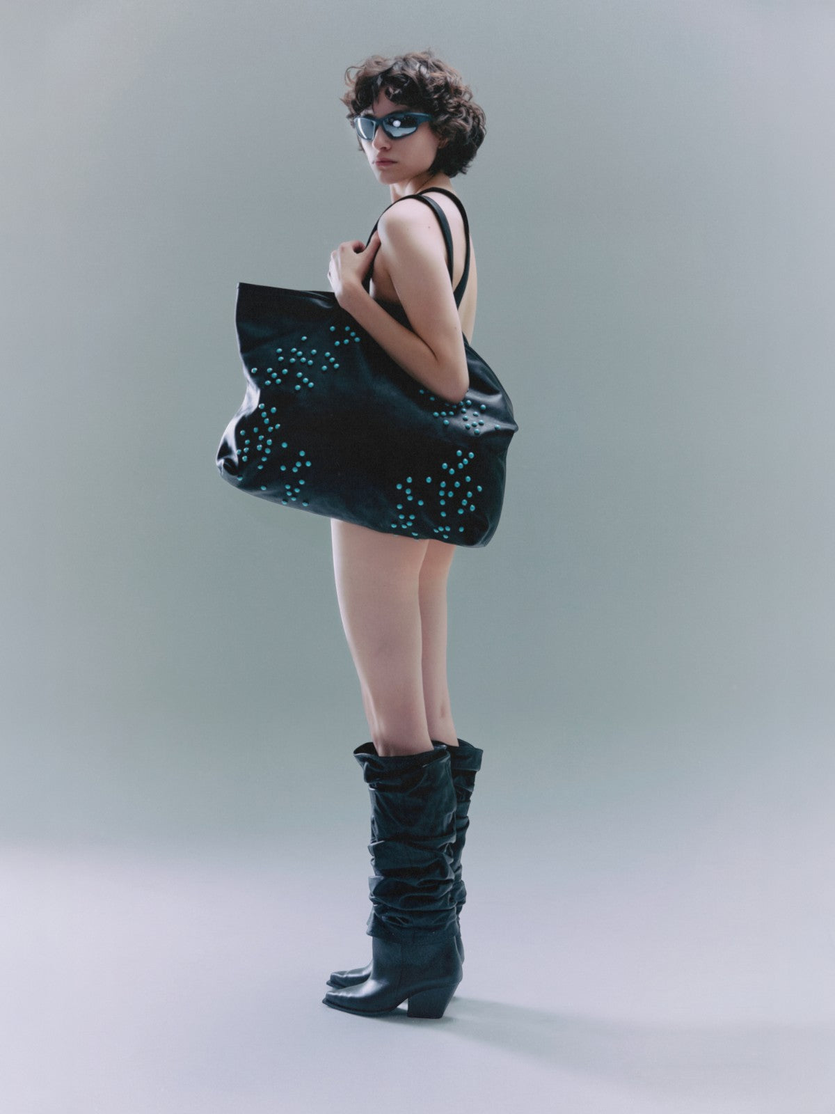 Miranda Leather Tote Bag | Black Miranda Leather Tote Bag | Black