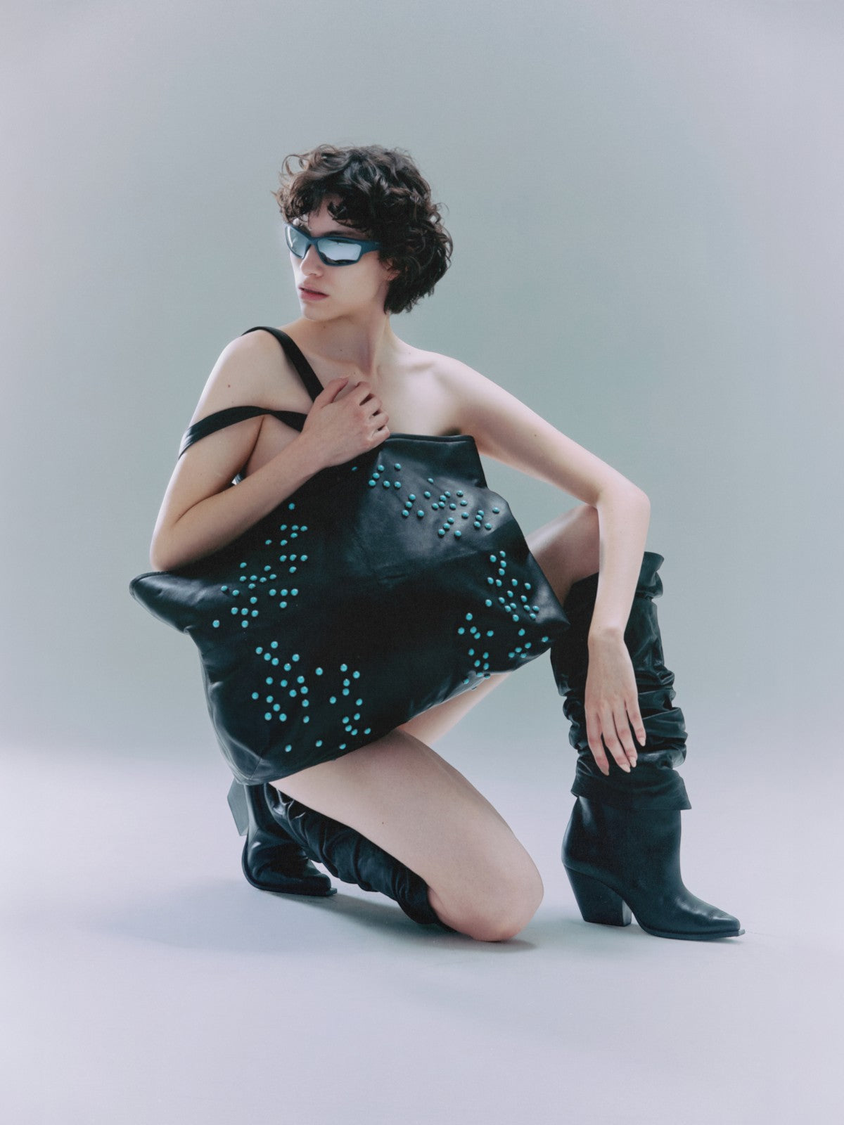 Miranda Leather Tote Bag | Black Miranda Leather Tote Bag | Black