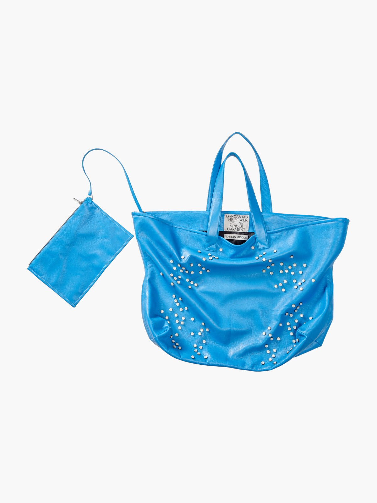 Miranda Leather Tote Bag | Blue