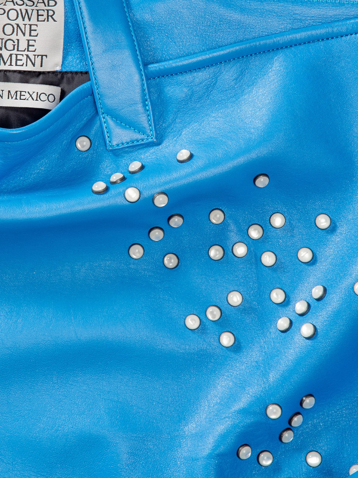 Miranda Leather Tote Bag | Blue Miranda Leather Tote Bag | Blue