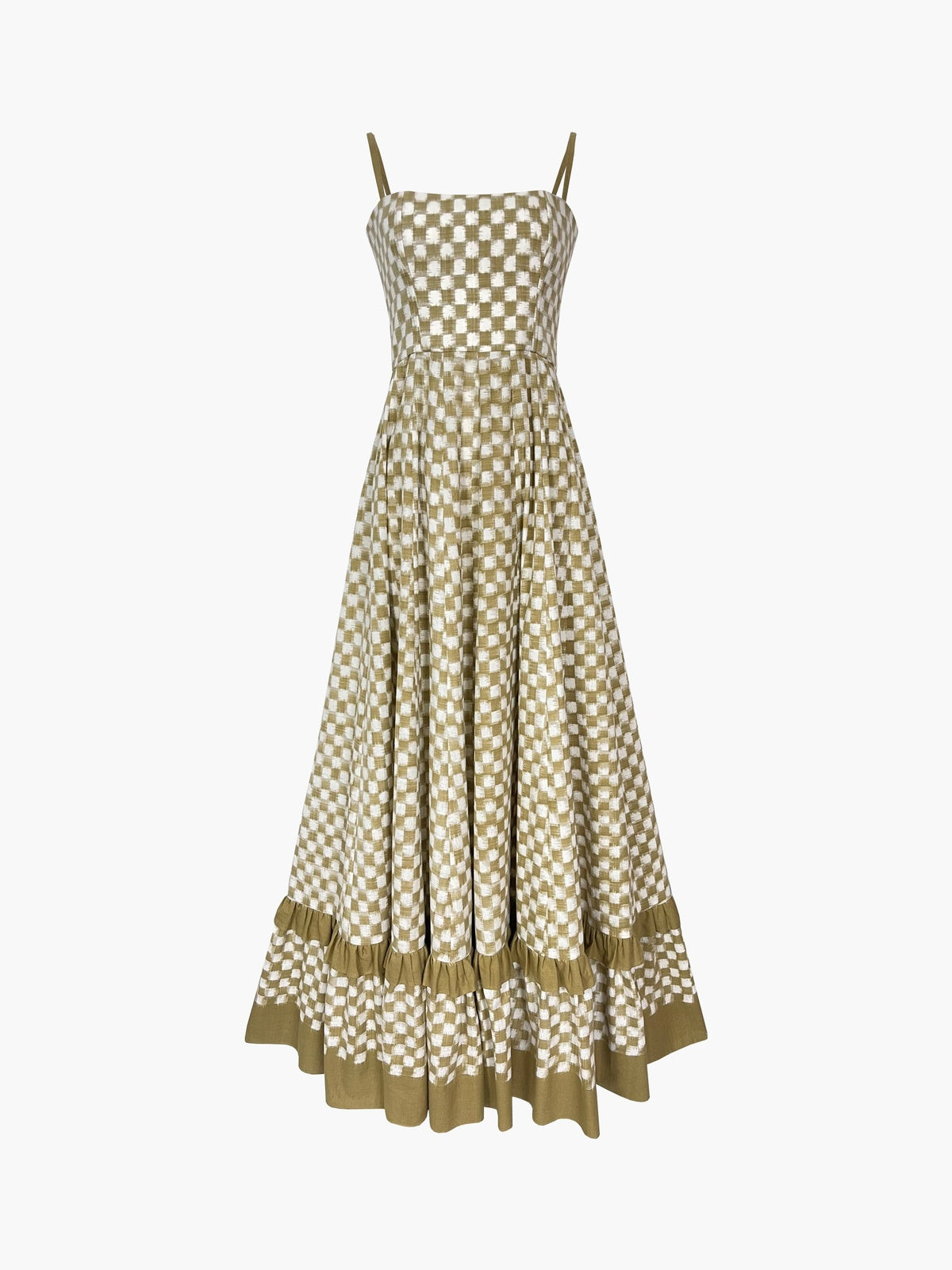 Checkmate Dress | Beige Checkmate Dress | Beige - Fashionkind