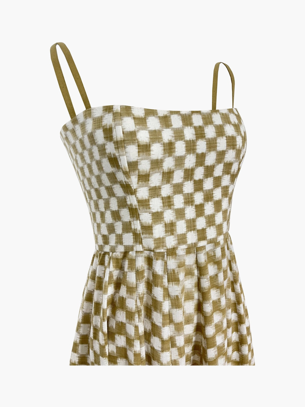 Checkmate Dress | Beige Checkmate Dress | Beige - Fashionkind