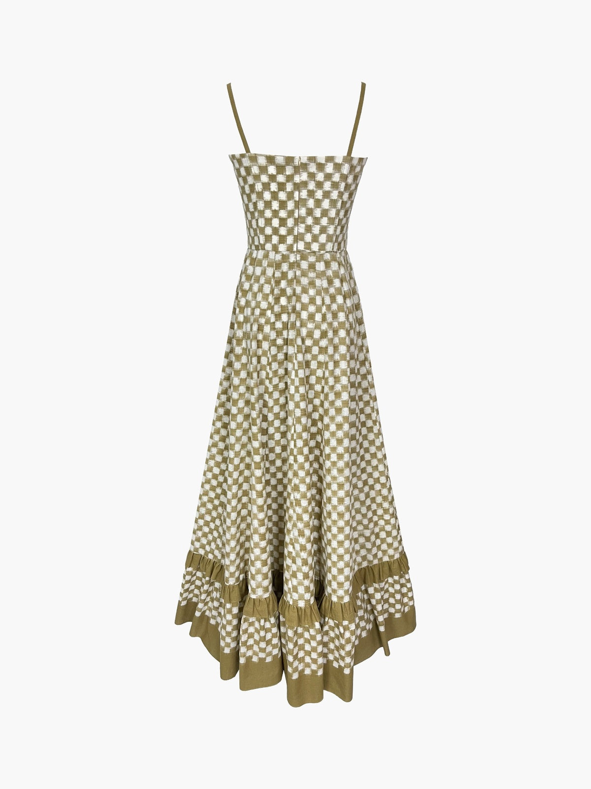 De Castro | Checkmate Dress | Green | Fashionkind De Castro | Checkmate Dress | Green | Fashionkind