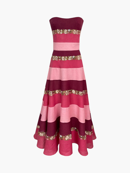 Bloom Dress | Stripes