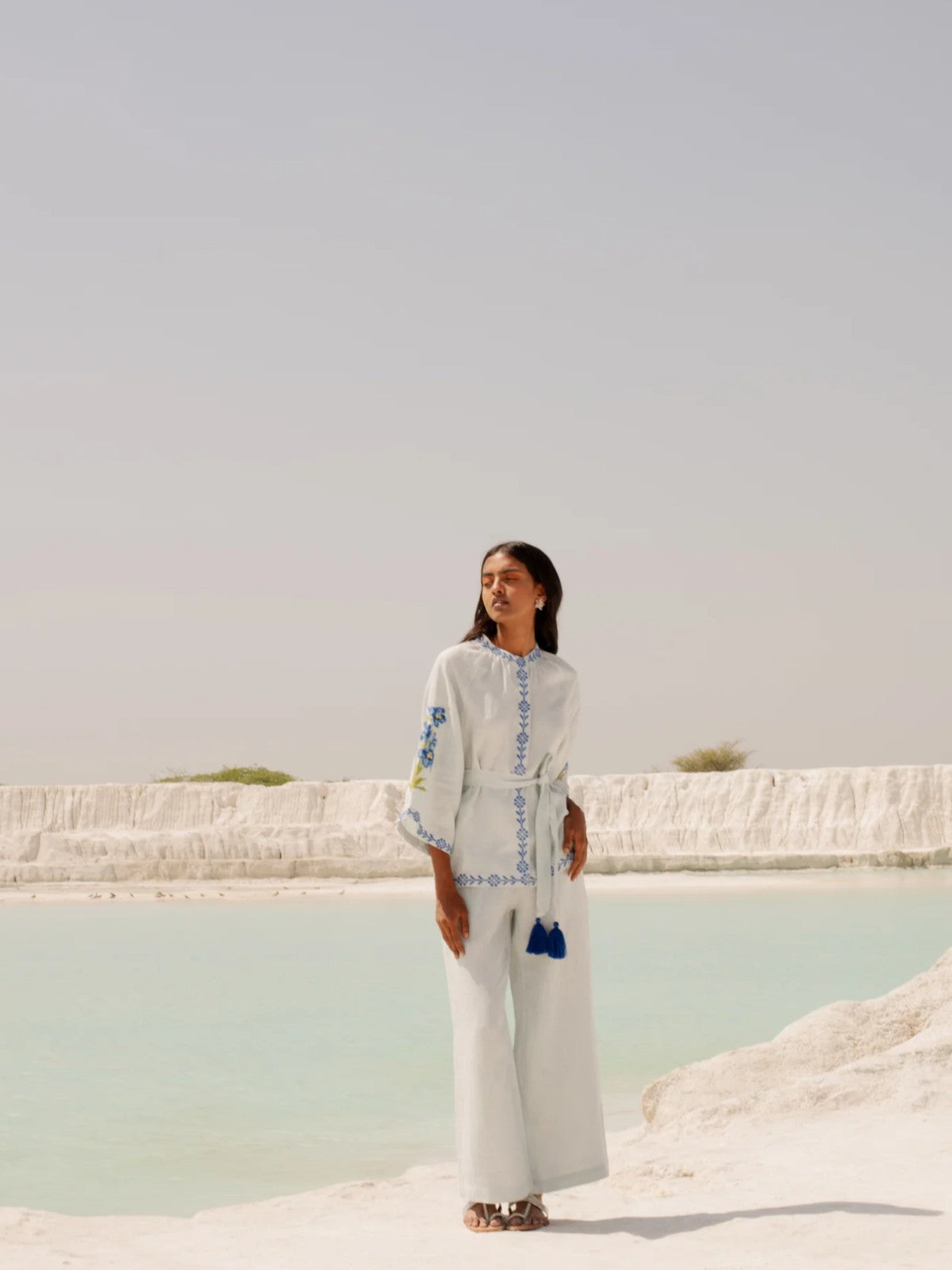 Linen Set | Blue Linen Set | Blue