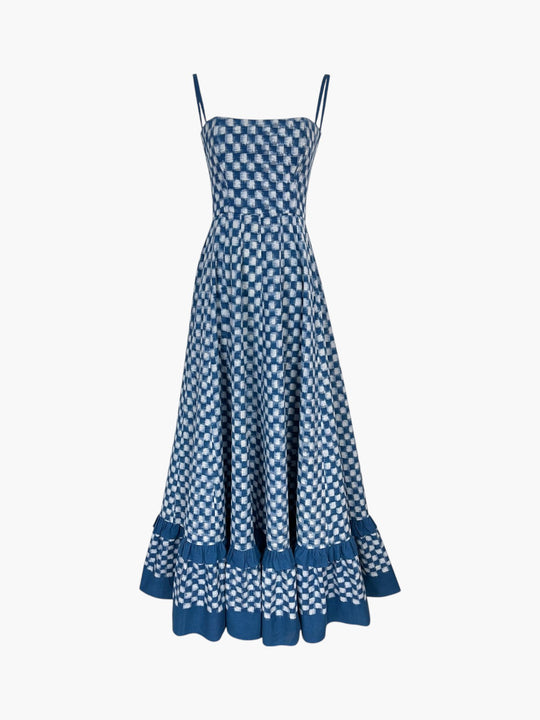 Checkmate Dress | Blue