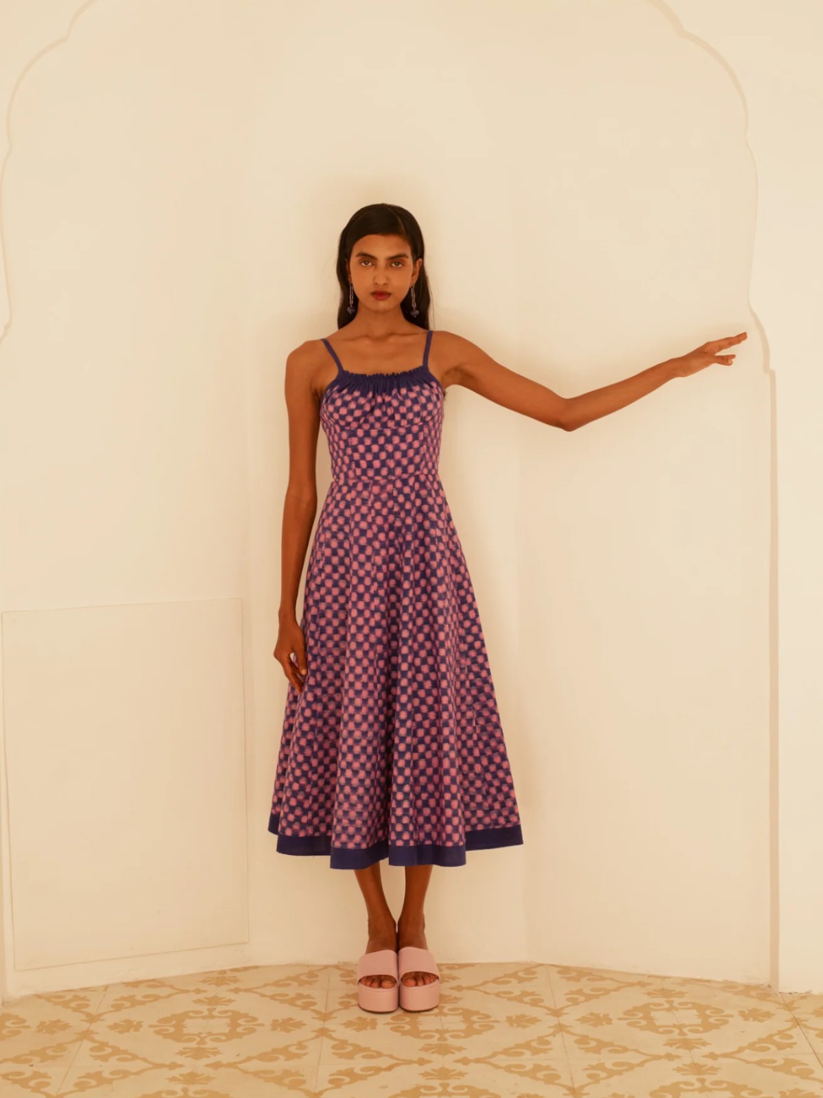 De Castro | Checkmate Dress | Green | Fashionkind De Castro | Checkmate Dress | Green | Fashionkind