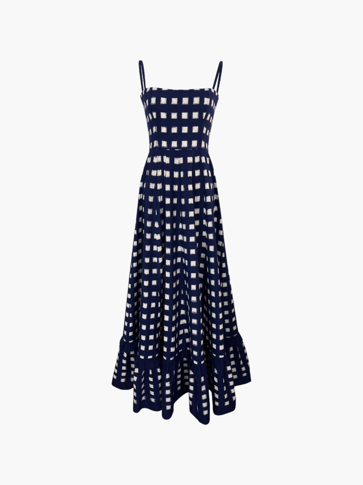Checkmate Dress | Navy Blue Checkmate Dress | Navy Blue