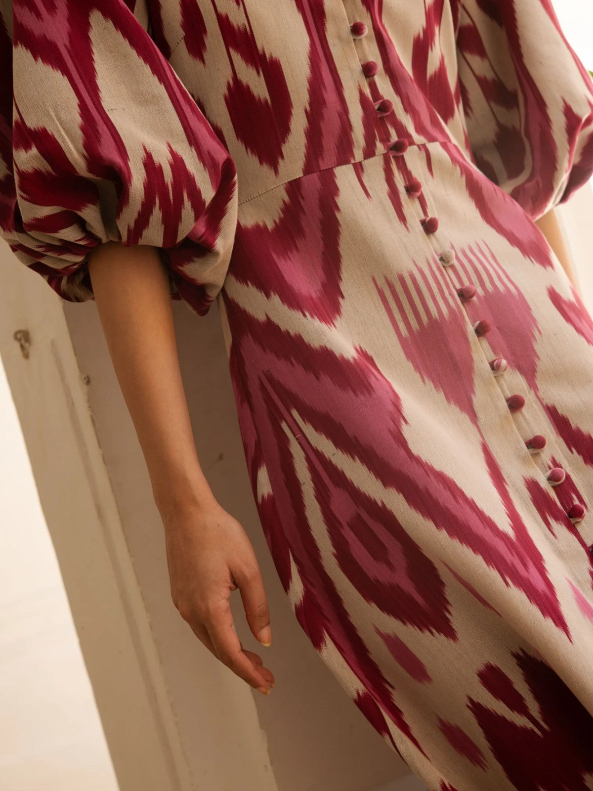 Jodhpur Dress | Burgundy Jodhpur Dress | Burgundy