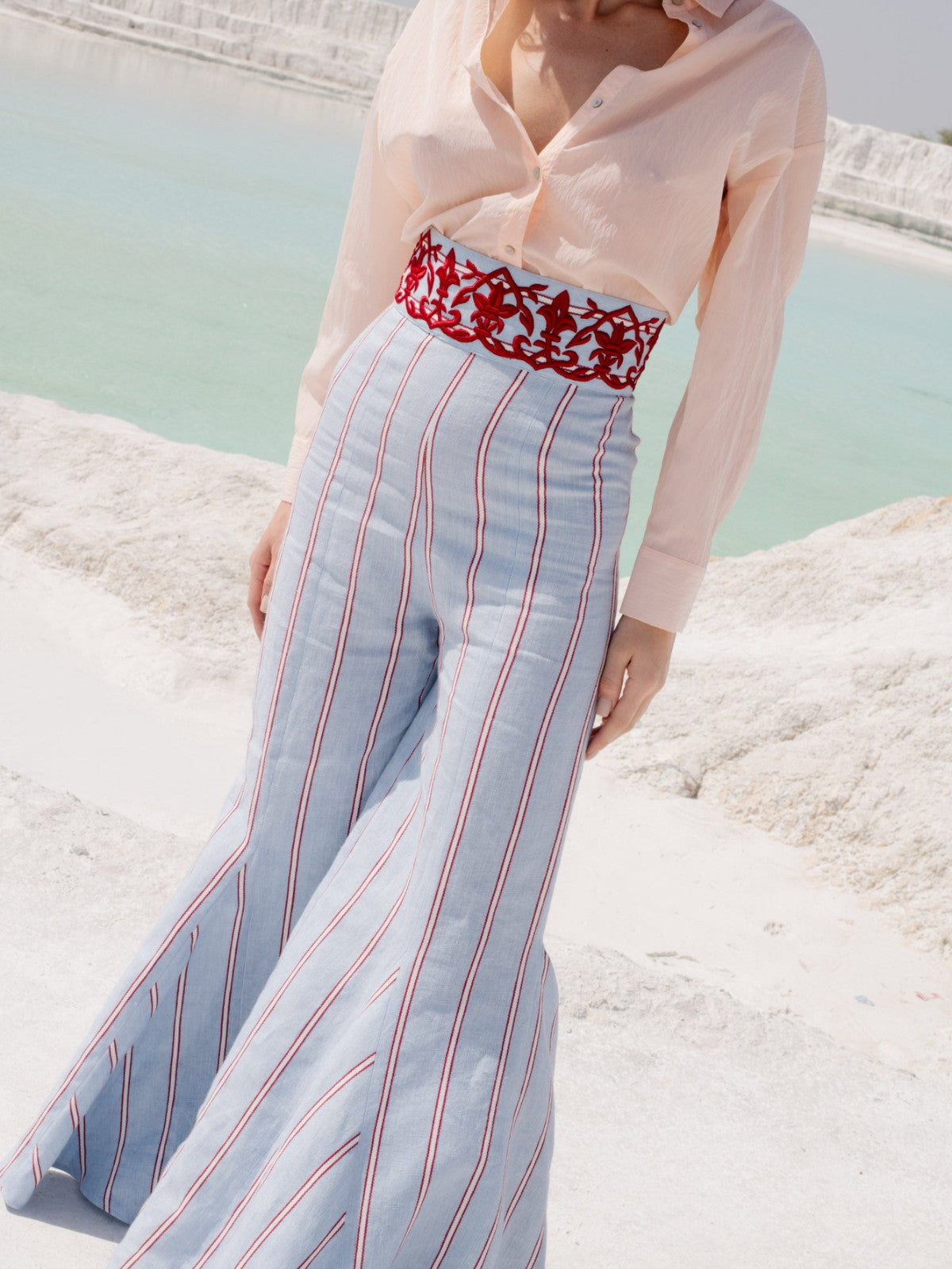 Mermaid Trousers | Black and White Mermaid Trousers | Black and White