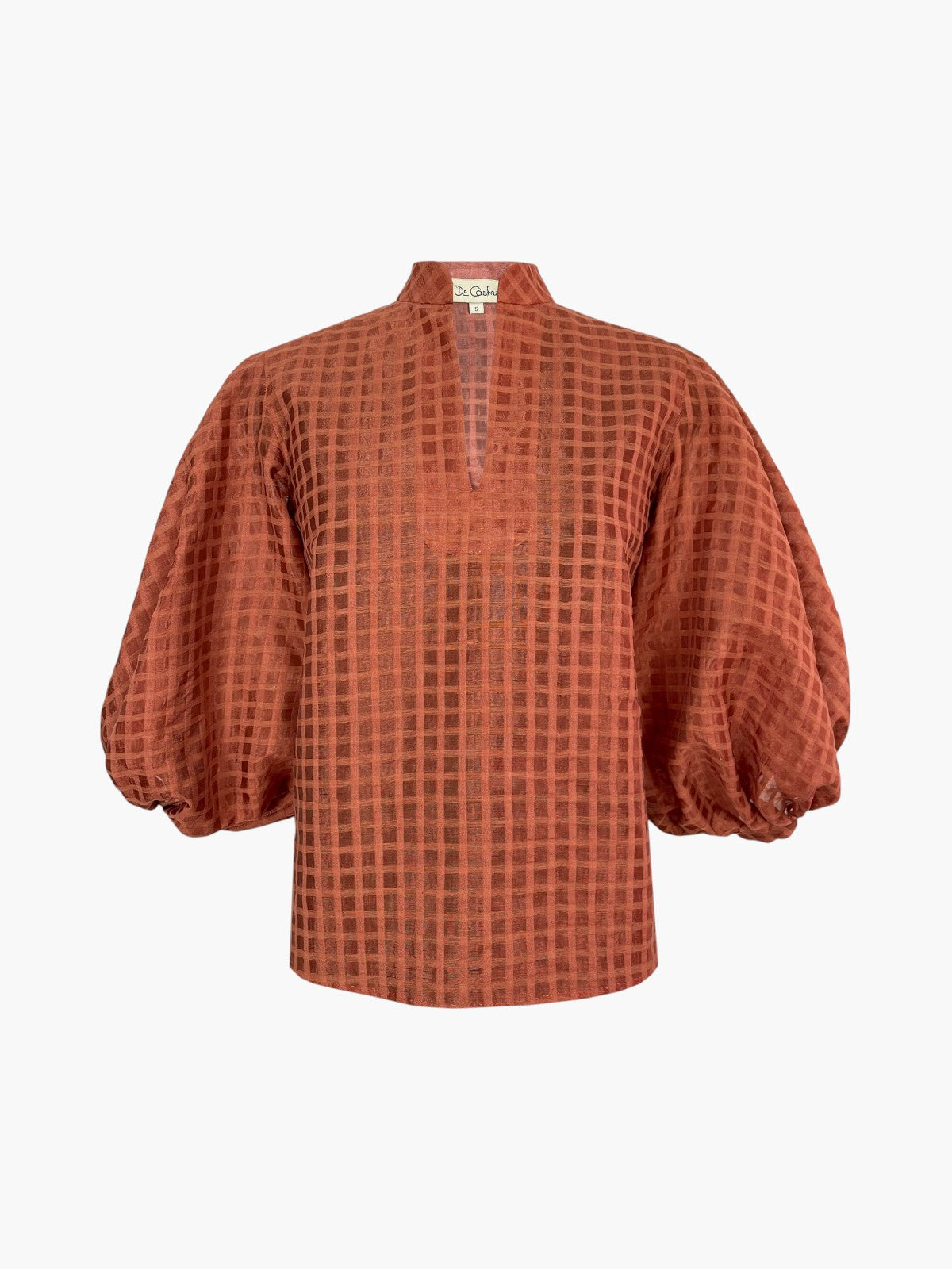 Organza Blouse | Clay Organza Blouse | Clay