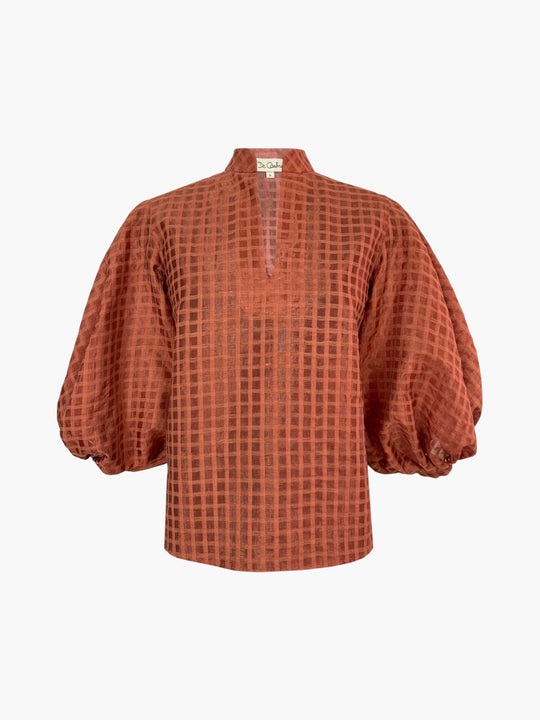 Organza Blouse | Clay