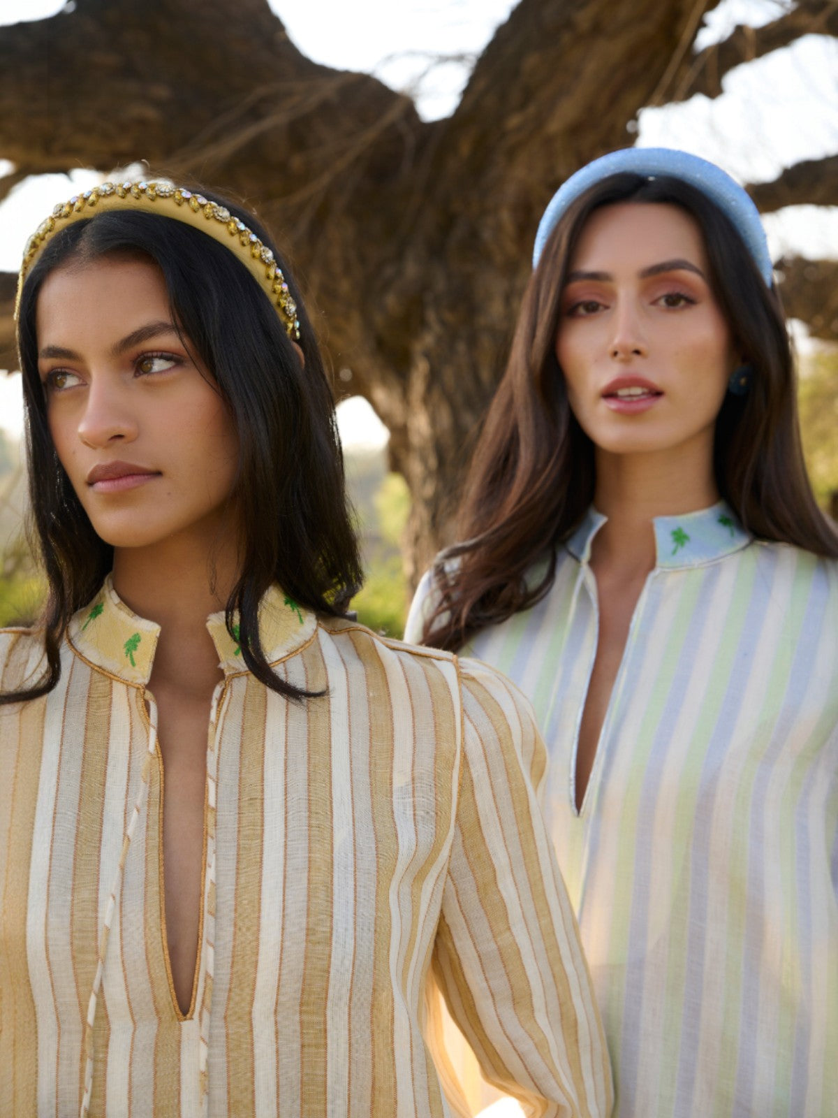 Palm Kaftan | Gold Palm Kaftan | Gold