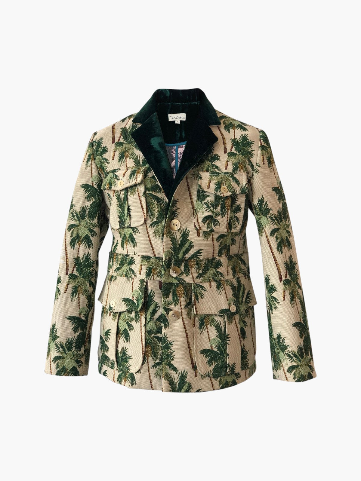 Safari Jacket | Palm Print Safari Jacket | Palm Print