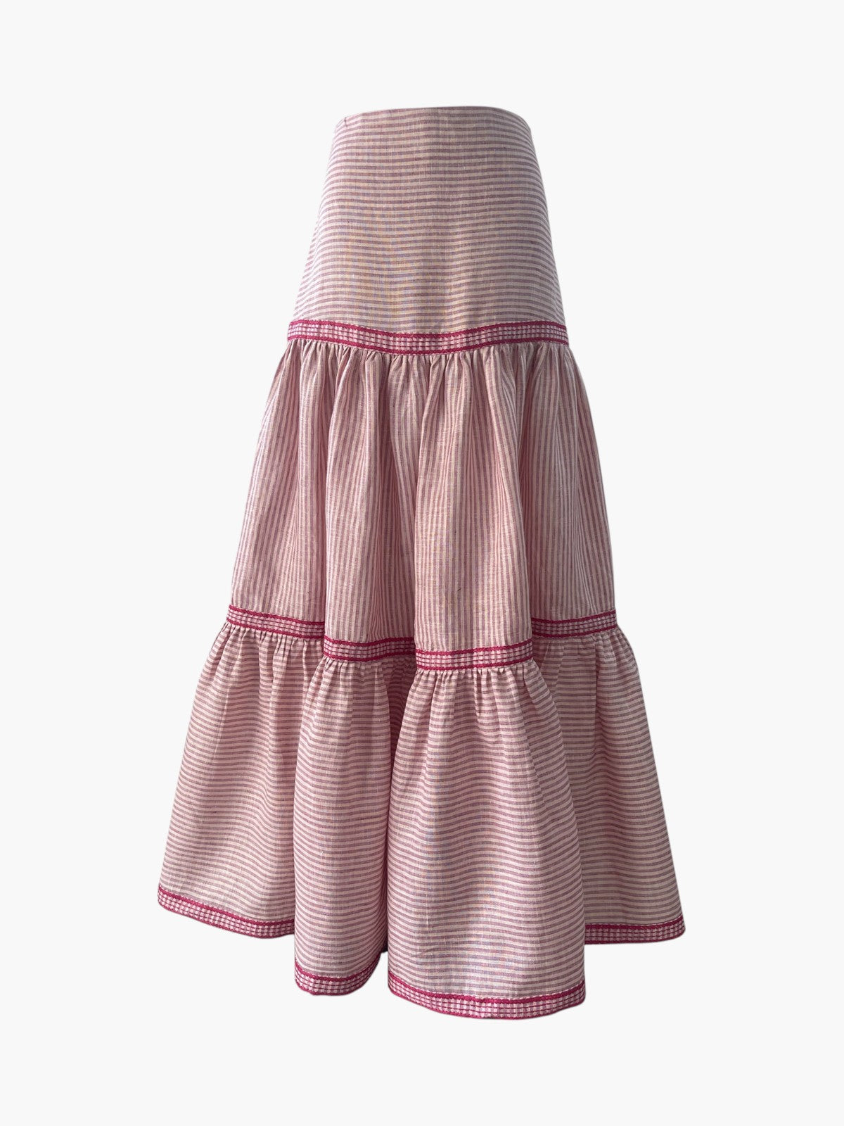 Stripe Skirt | Pink Stripe Skirt | Pink