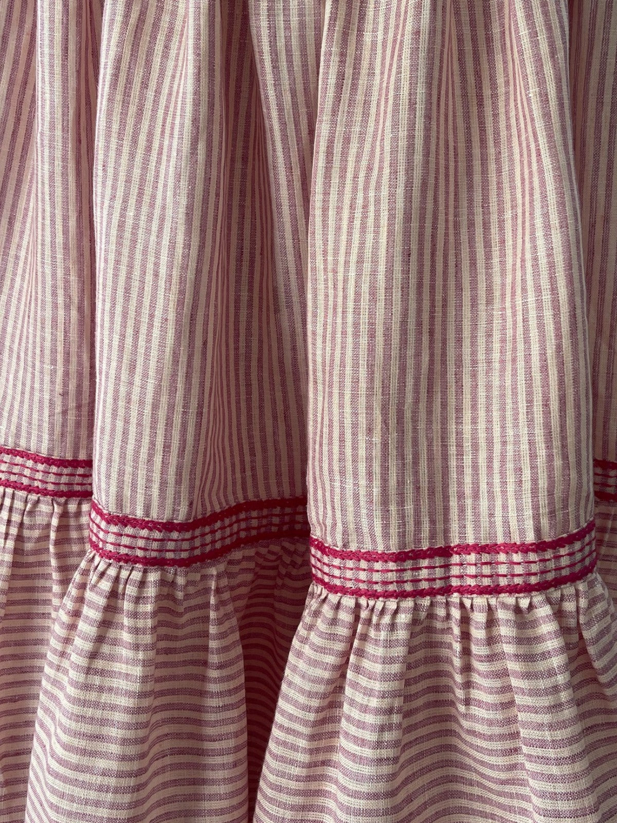 Stripe Skirt | Pink Stripe Skirt | Pink