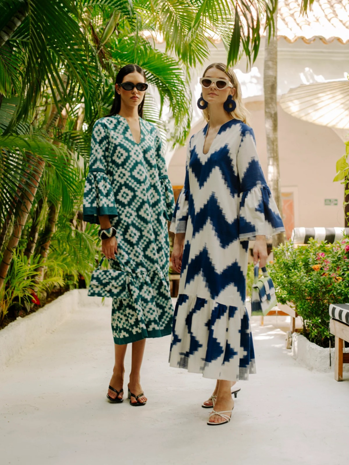 blue zig zag dress Aaliyah Dress / Blue Zig Zag Blue Zig Zag / XS