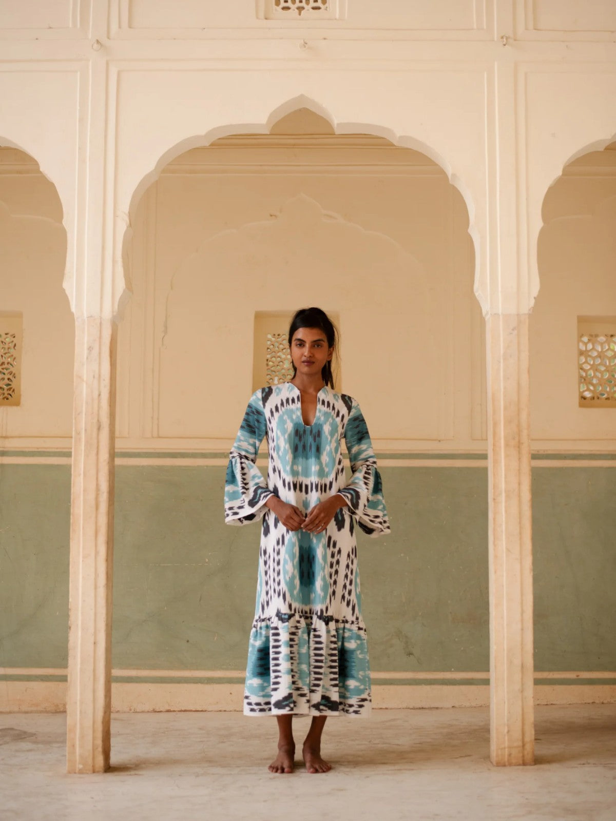 Viento Dress | Aquamarine Rainbow Viento Dress | Aquamarine Rainbow