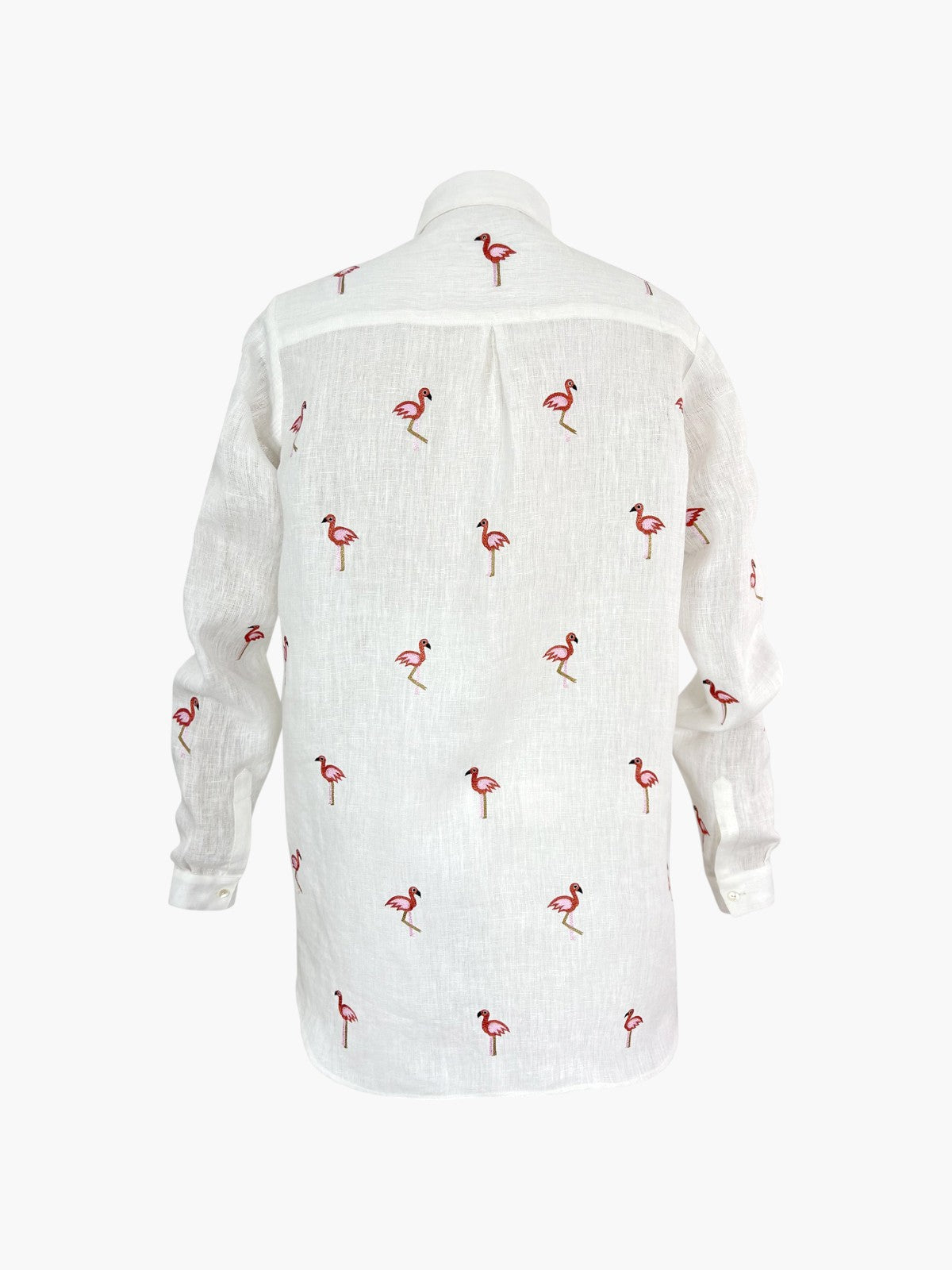 Flamingo Blouse | White Flamingo Blouse | White
