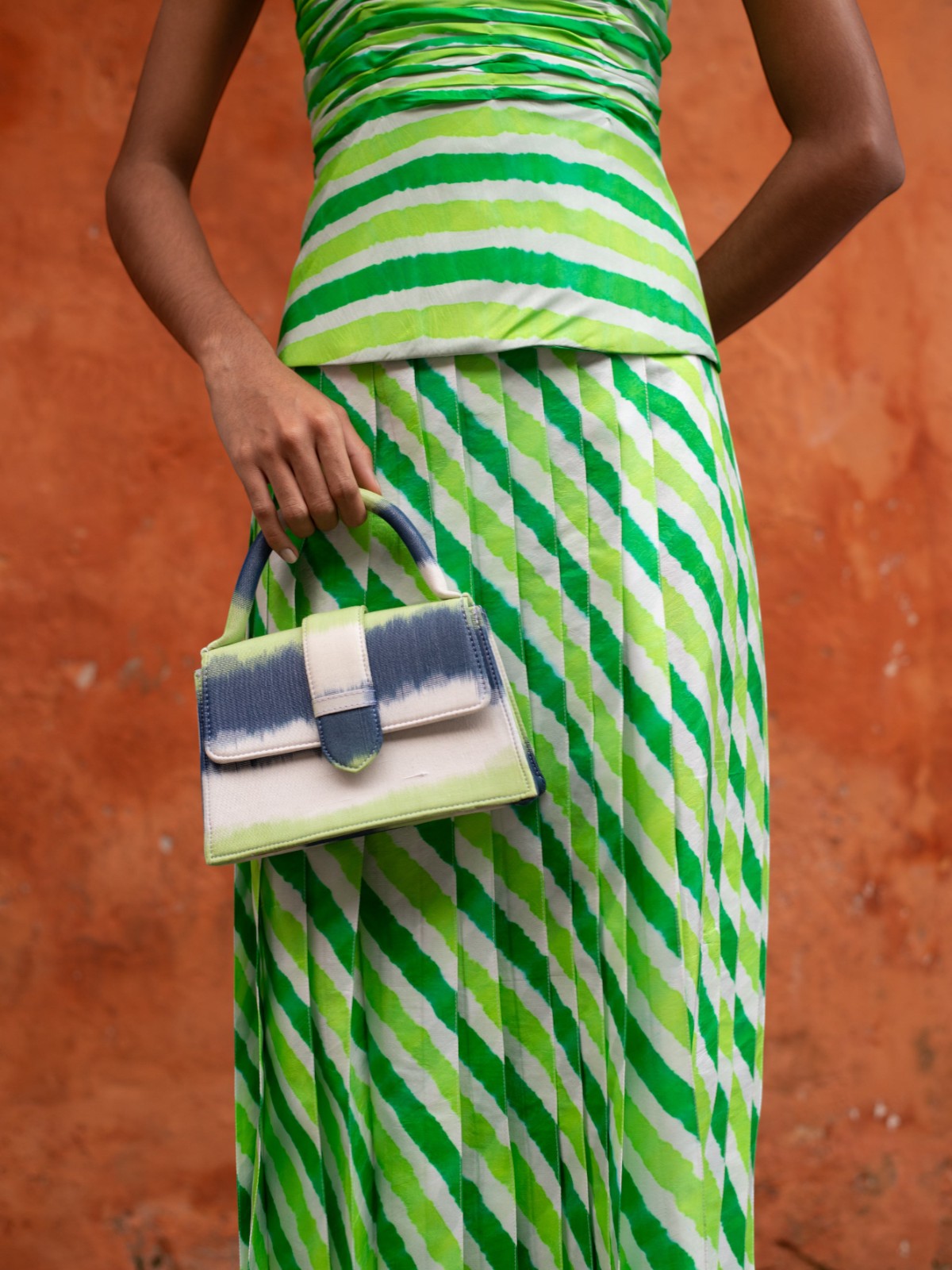 Leheriya Set | Green Leheriya Set | Green